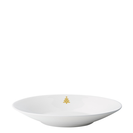Talerz głęboki 22 cm - Premium Platinum Line Merry Christmas