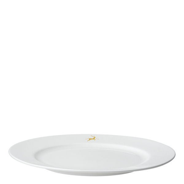 Płytki talerz do serwowania 28 cm - Premium Platinum Line Merry Christmas