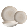 Zestaw talerzy 12 szt. — Elements Vulcano Sand