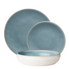 Zestaw talerzy 18 szt. - Gaya Elements Glacial Ice North