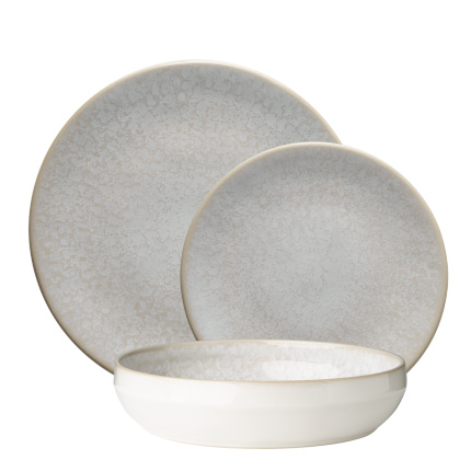 Zestaw talerzy ceramicznych 18 el. - Gaya Elements Lumina North