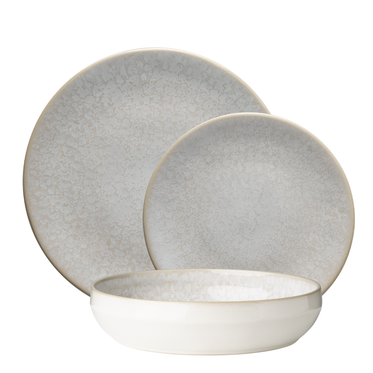 Zestaw talerzy ceramicznych 18 el. - Gaya Elements Lumina North