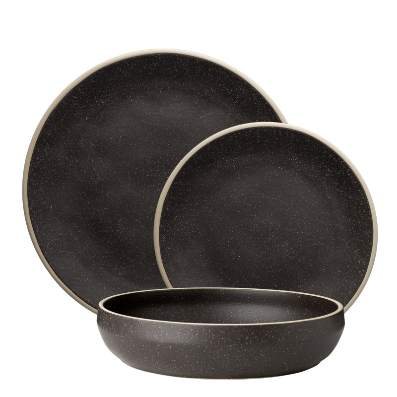 Zestaw talerzy ceramicznych 18 el. - Gaya Elements Terra North