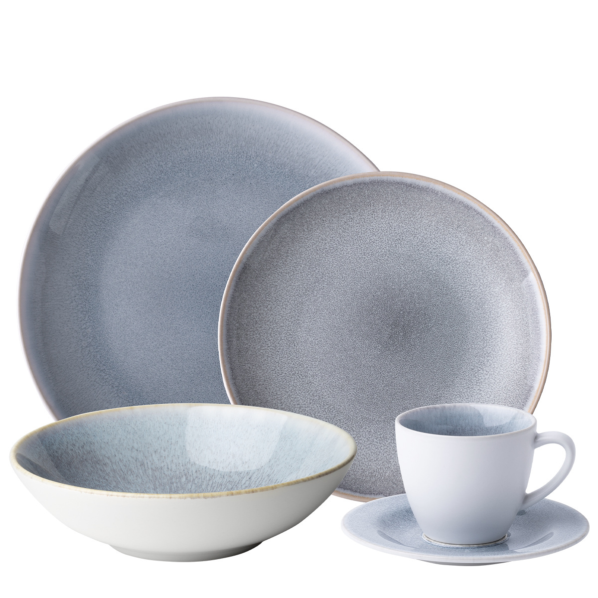 Zestaw porcelanowy 20 el. – Gaya Atelier Glacial Ice Lunasol