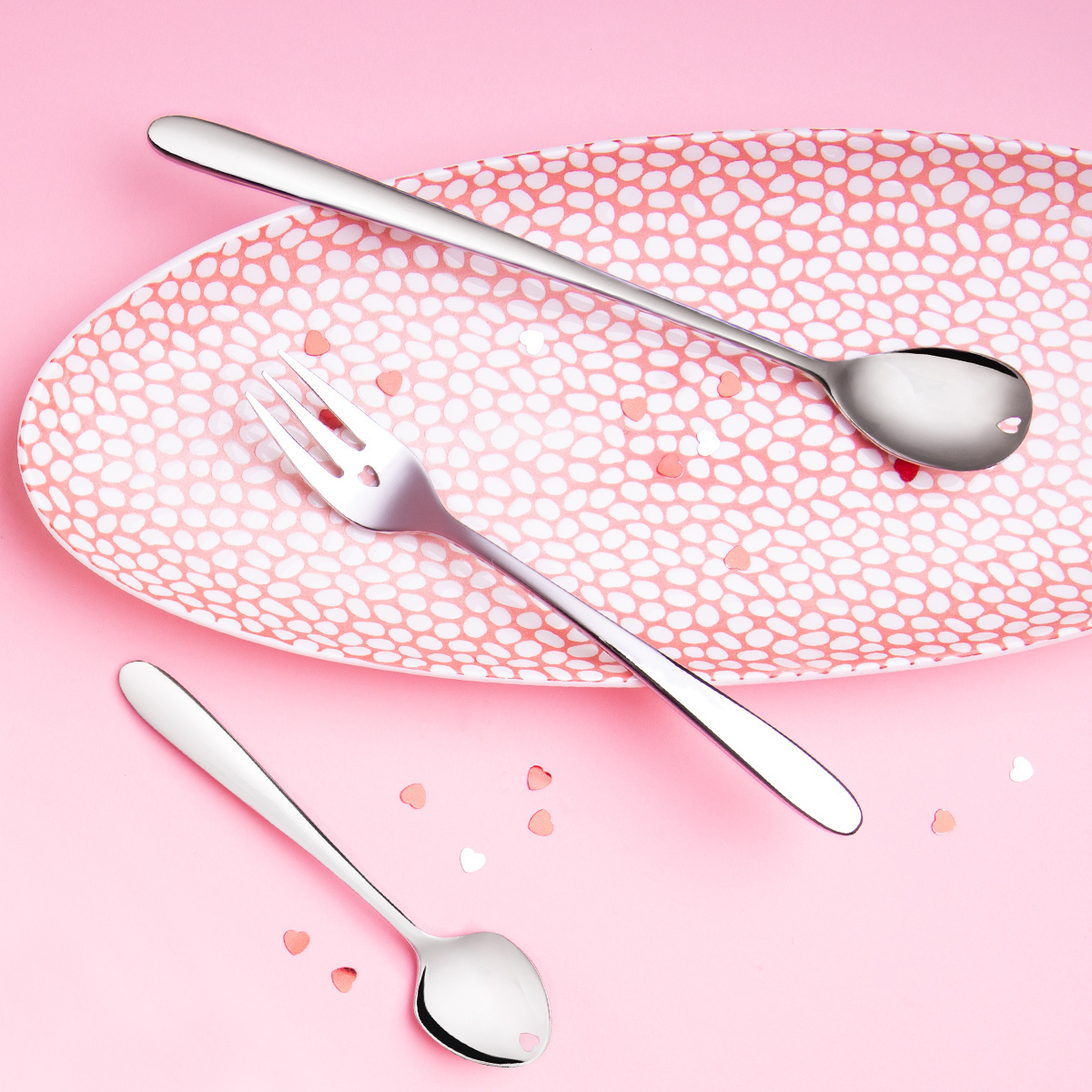 Zestaw prezentowy z serduszkiem 6 szt. - Love Cutlery