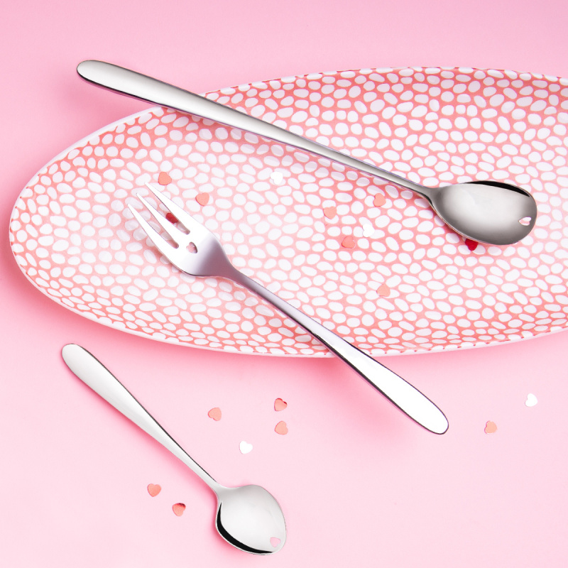Zestaw prezentowy z serduszkiem 6 szt. - Love Cutlery