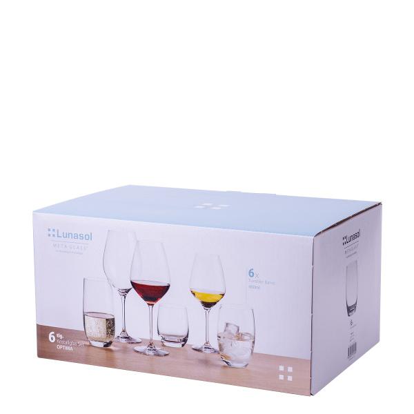 Szklanki Tumbler 460 ml 6 szt. - Optima Glas Lunasol
