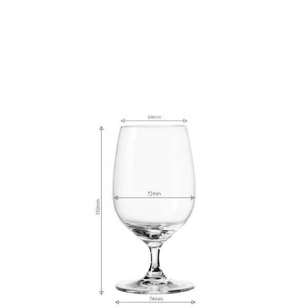 Kieliszki na nóżce 310 ml zestaw 4 szt. - Univers Glas Lunasol META Glass