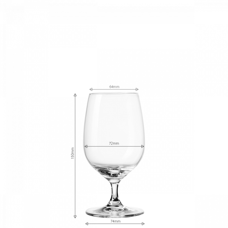 Kieliszki na nóżce 310 ml zestaw 4 szt. - Univers Glas Lunasol META Glass