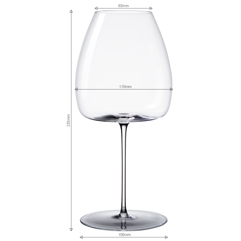 Kieliszki do czerwonego wina 765 ml zestaw 2 szt. – Green Wave Platinum Line Lunasol II
