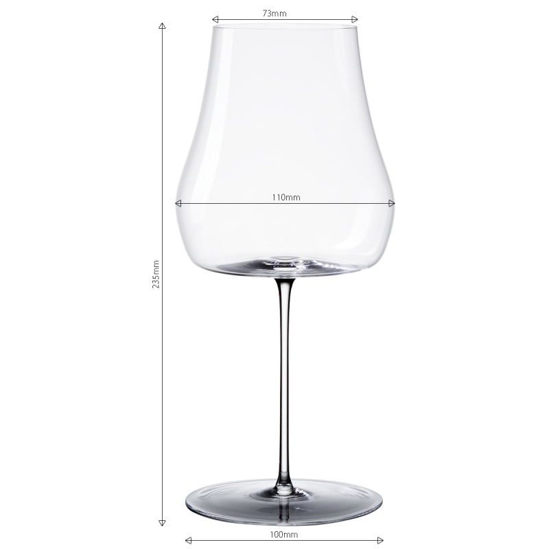 Kieliszki do czerwonego wina 530 ml zestaw 2 szt. – Green Wave Platinum Line Lunasol II