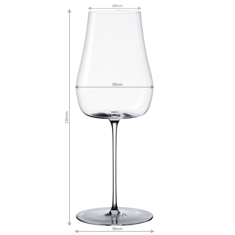 Kieliszki do białego wina 400 ml zestaw 2 szt. – Green Wave Platinum Line Lunasol II