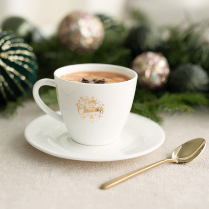 Filiżanka do kawy 250 ml - Premium Platinum Line Merry Christmas