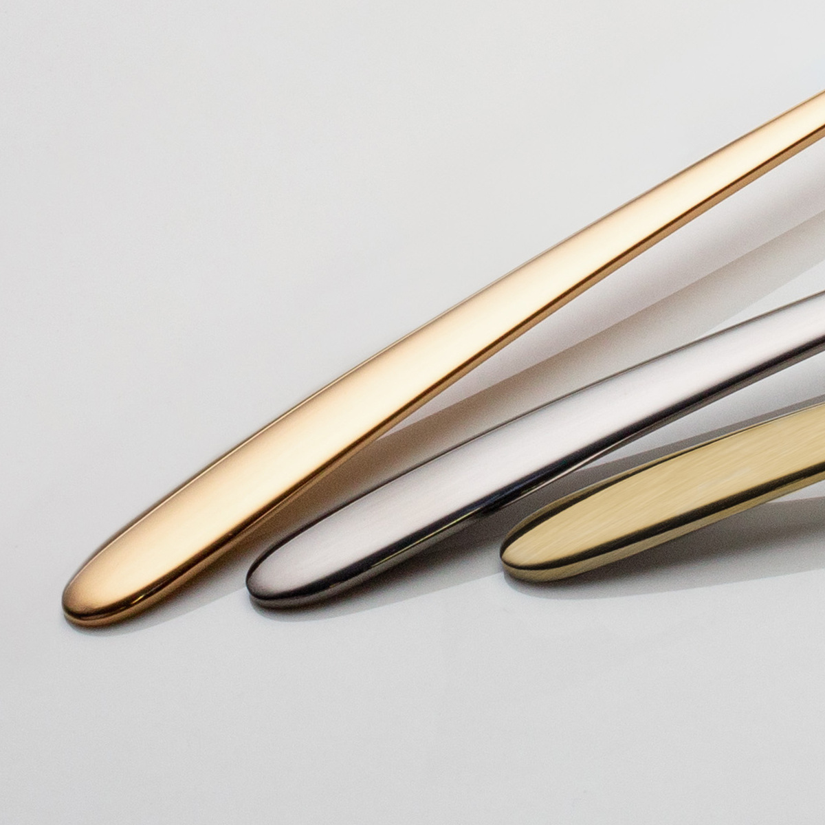 Łyżeczki latte z serduszkiem szampańskie zestaw 4 szt. – Love Cutlery
