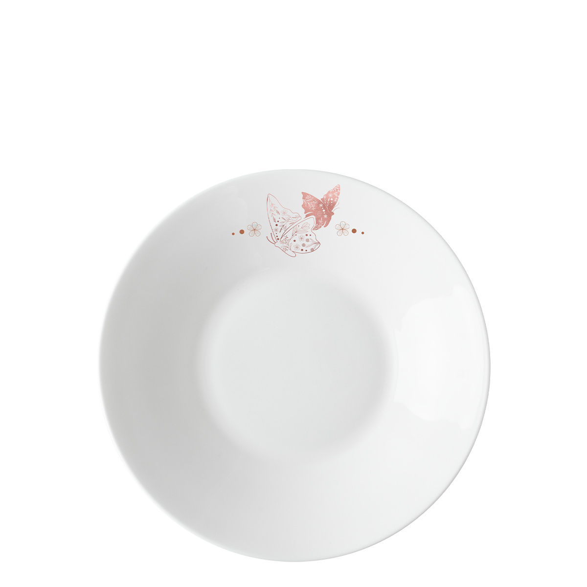 Talerz głęboki Butterfly 22 cm | Premium Platinum Easter