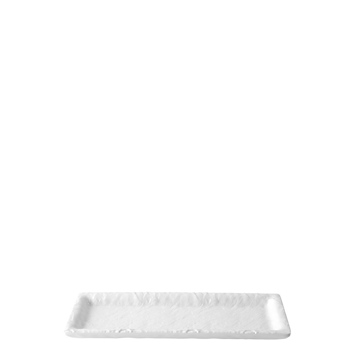 Taca biała średnia 24,4×9,8 cm | Elements Flow
