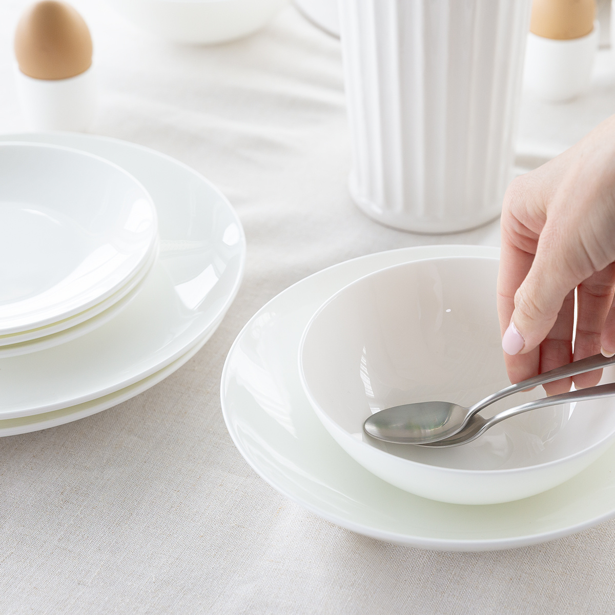 Zestaw porcelanowy 16 el. | Premium Platinum Line