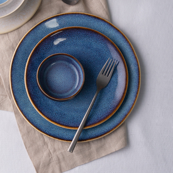Zestaw talerzy ceramicznych 18 el. – Gaya Elements Night Terra