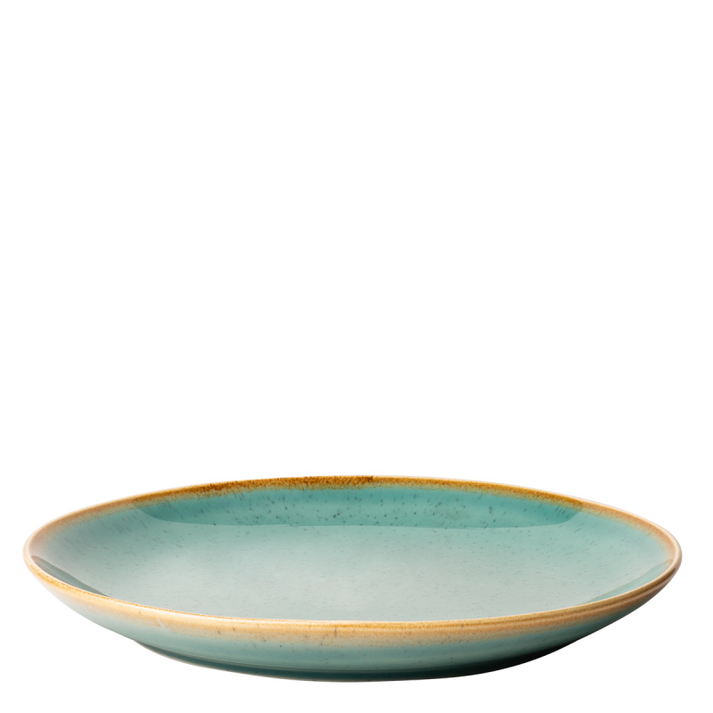 Talerz płytki Sand turkusowy 28 cm – Gaya