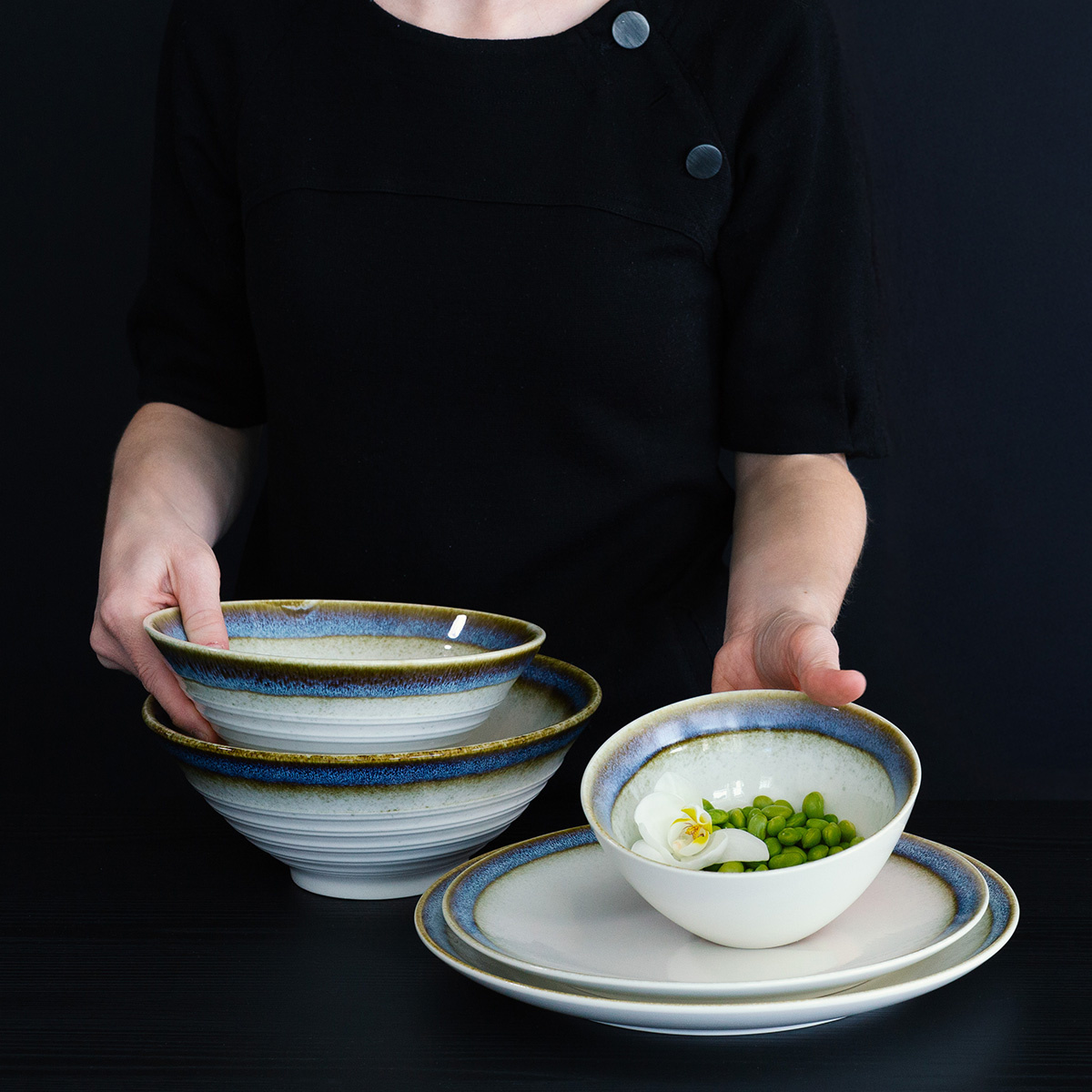 Miska do ramenu L ø 20 cm | Gaya Atelier Le Wave