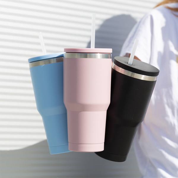 Kubek termiczny To Go Cup by Sola - matowy staroróżowy