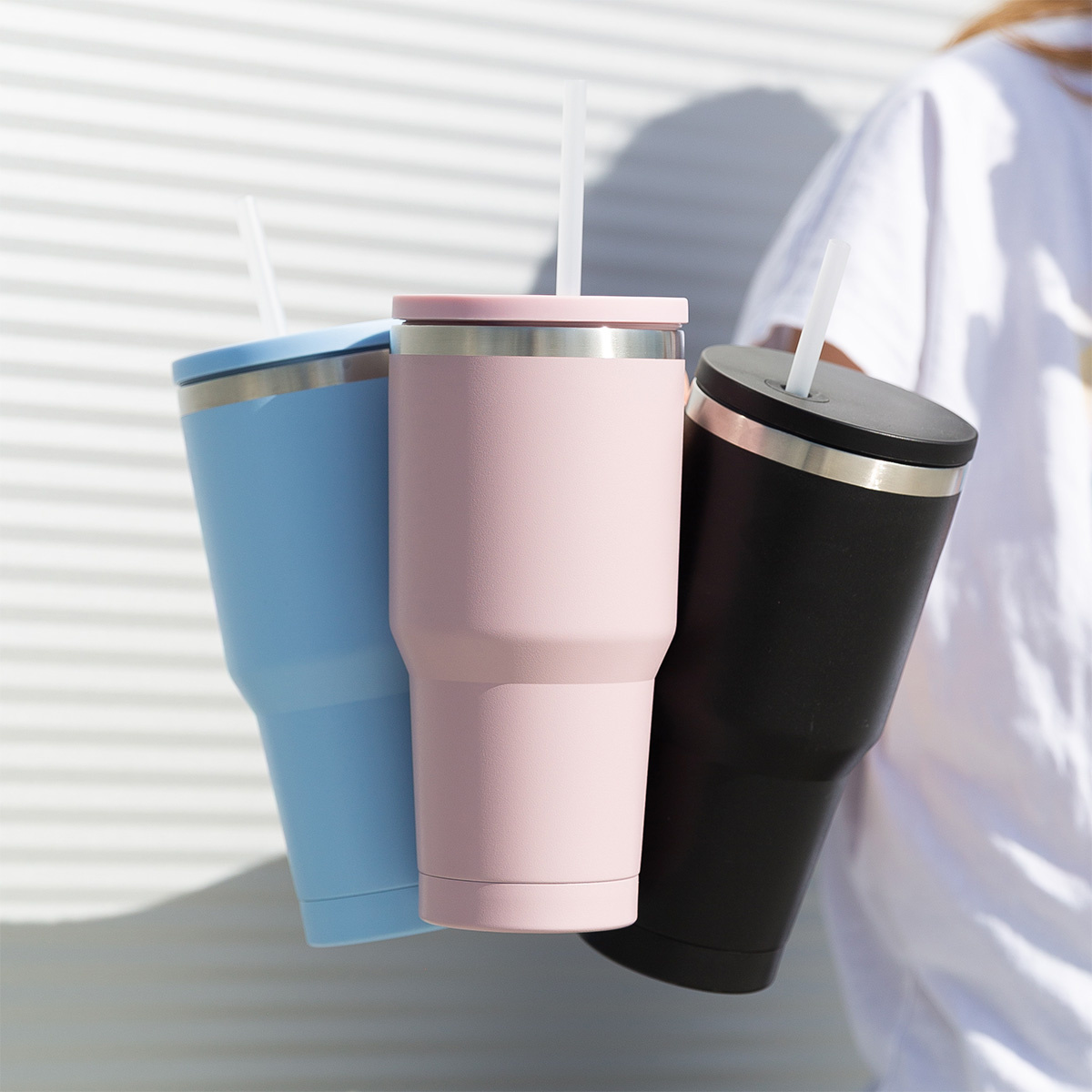 Kubek termiczny To Go Cup by Sola - matowy staroróżowy