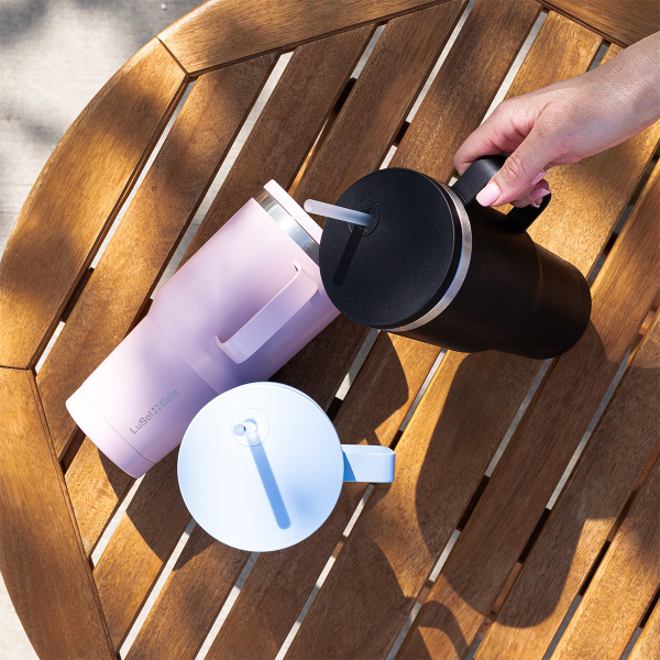 Kubek termiczny To Go Cup by Sola - matowy staroróżowy