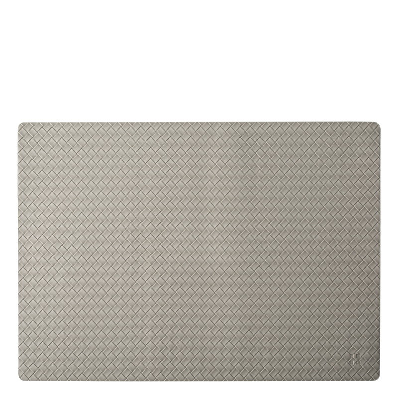 Podkładka na stół Braid jasnoszara 45×32 cm | Elements Ambiente