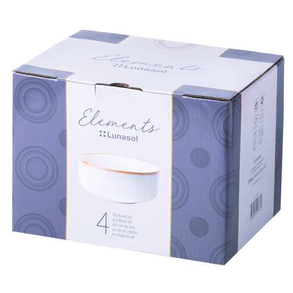 Zestaw misek ceramicznych 4 szt. – Elements Day