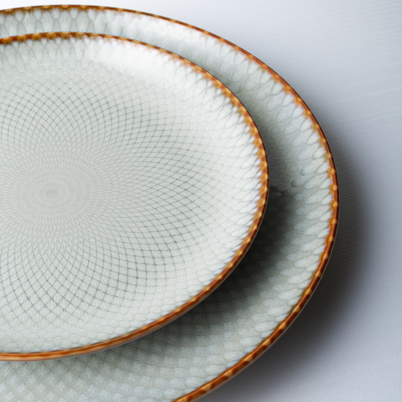 Talerz płytki Coupe 27 cm zestaw 4 szt. - Elements Day Mandala