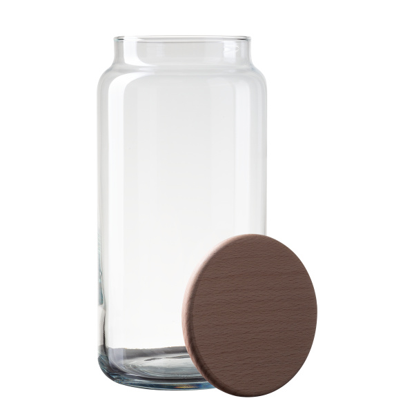 Szklany pojemnik z pokrywką 1,3 l | Basic Kitchen Lunasol