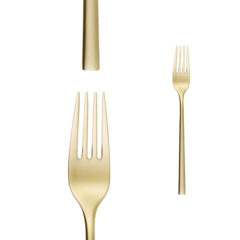 Zestaw sztućców 16 szt. – Living PVD Champagne błyszczący