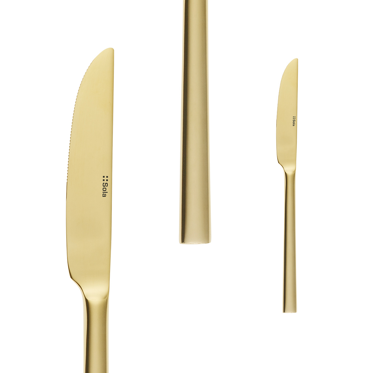 Zestaw sztućców 16 szt. – Living PVD Champagne błyszczący