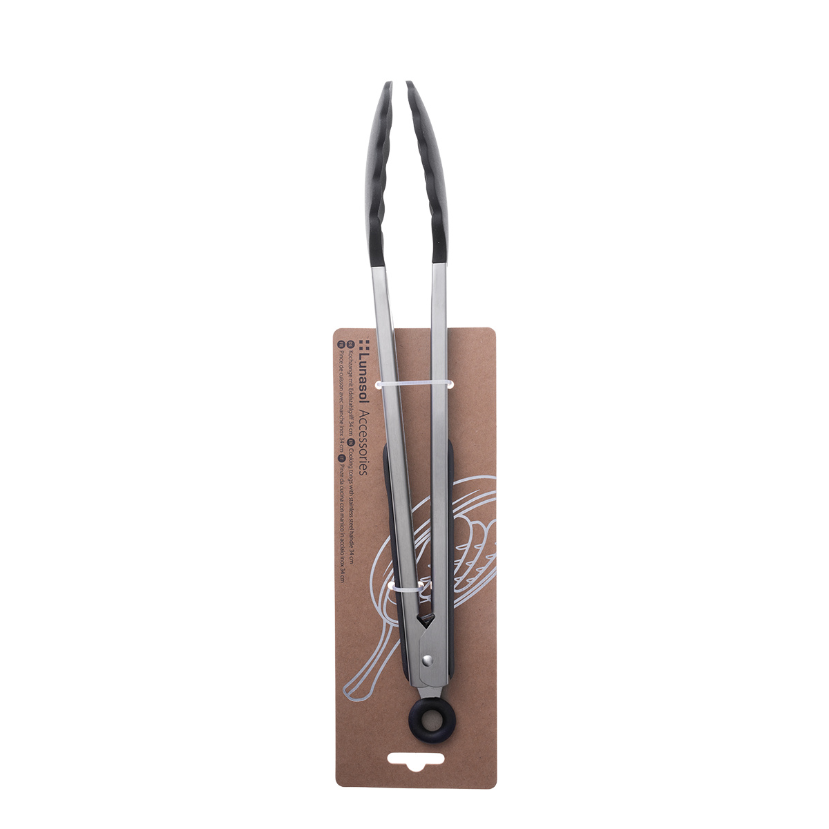 Szczypce kuchenne 34 cm | Lunasol