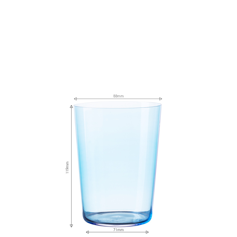 Szklanki Tumbler niebieskie 515 ml zestaw 6 szt. – 21st Century Glas Lunasol META Glass