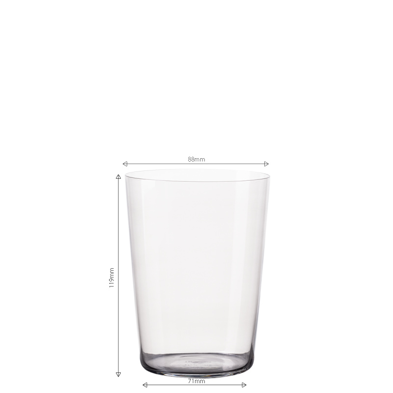 Szklanki Tumbler szare 515 ml zestaw 6 szt. – 21st Century Glas Lunasol META Glass