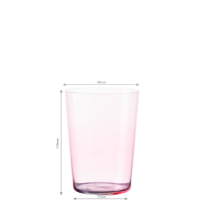 Szklanki Tumbler czerwone 515 ml zestaw 6 szt. – 21st Century Glas Lunasol META Glass