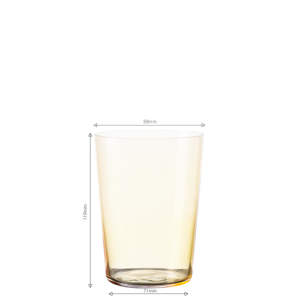 Szklanki Tumbler żółte 515 ml zestaw 6 szt. – 21st Century Glas Lunasol META Glass