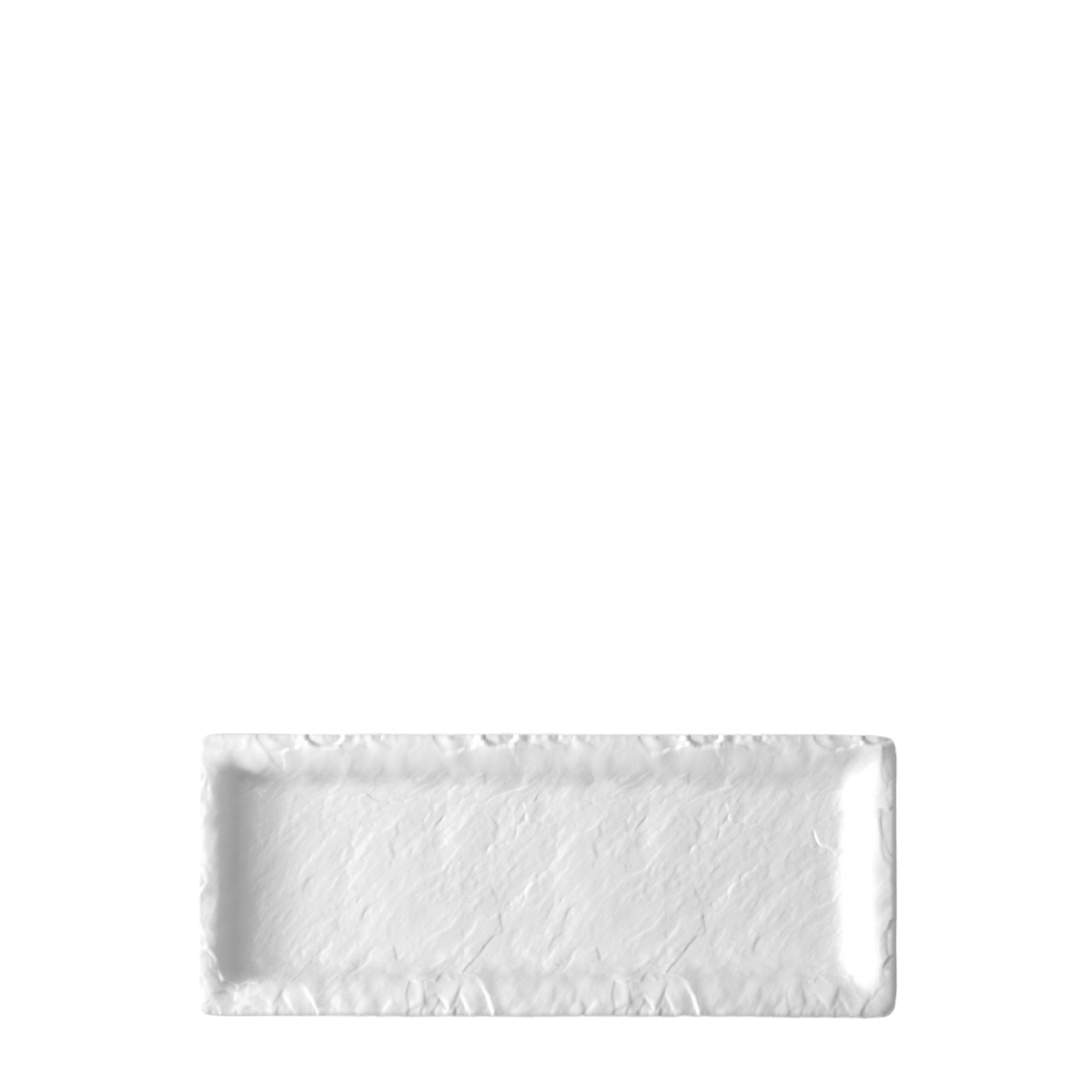 Taca biała średnia 24,4×9,8 cm | Elements Flow