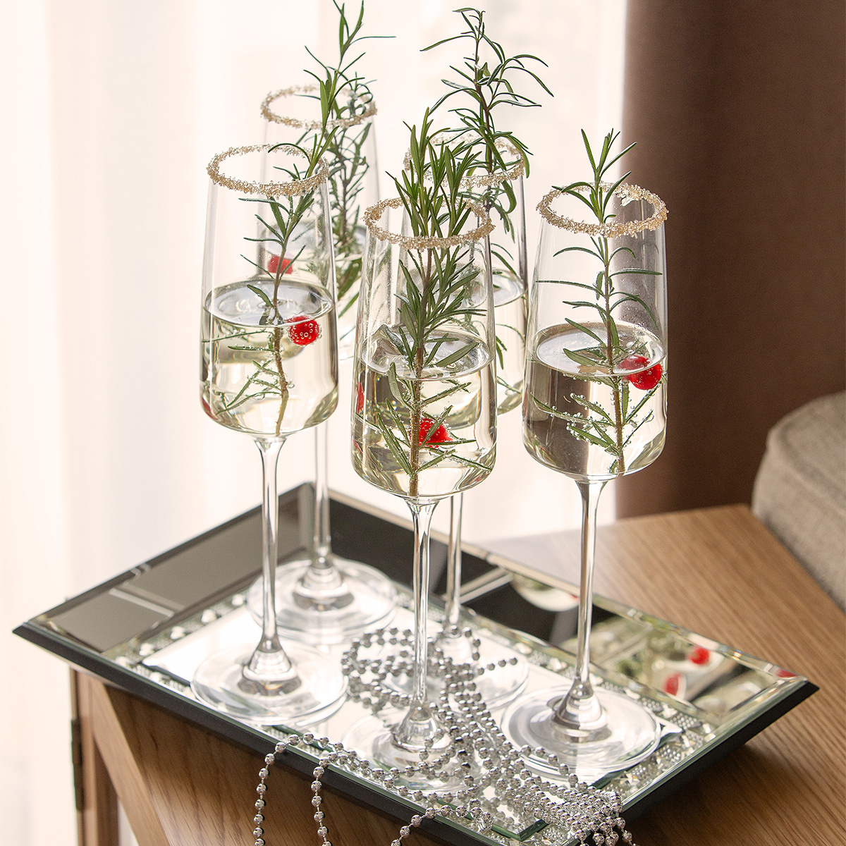 Kieliszki do szampana 250 ml zestaw 4 szt. - 21st Glas Lunasol META Glass