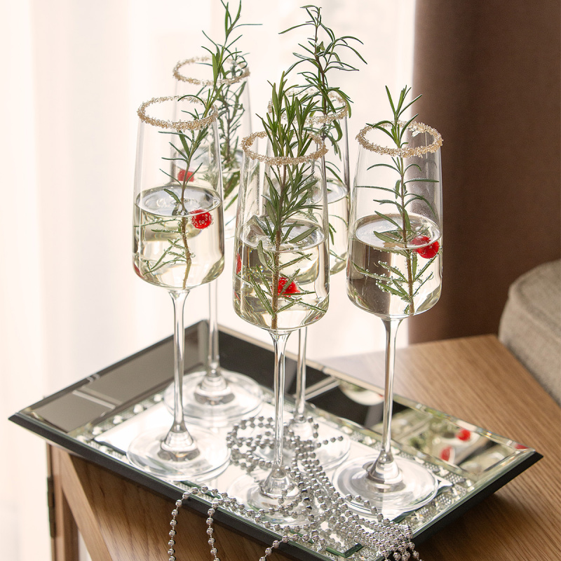 Kieliszki do szampana 250 ml zestaw 4 szt. - 21st Glas Lunasol META Glass