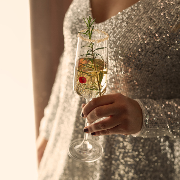 Kieliszki do szampana 250 ml zestaw 4 szt. - 21st Glas Lunasol META Glass