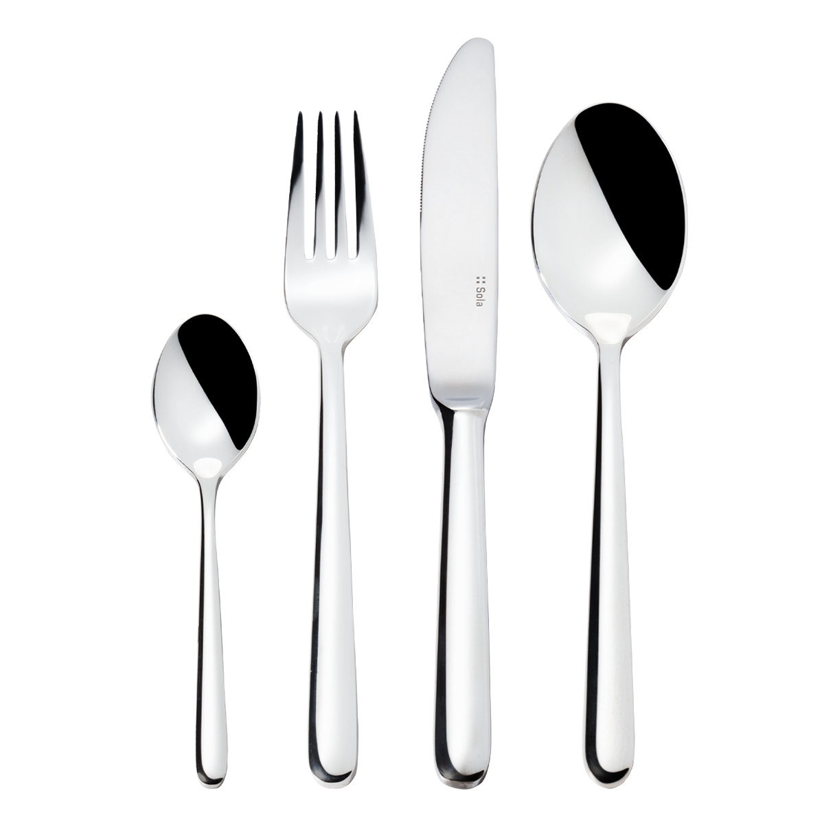 Zestaw sztućców 16 szt. - Faro Silver