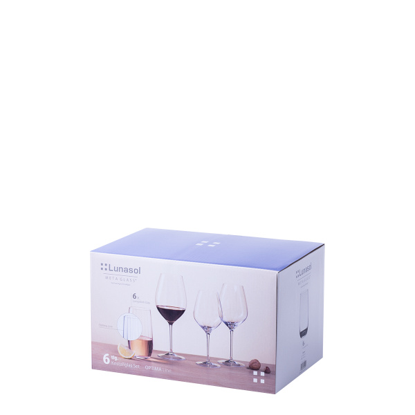 Szklanki Tumbler 490 ml zestaw 6 szt. - Optime Line Glas Lunasol