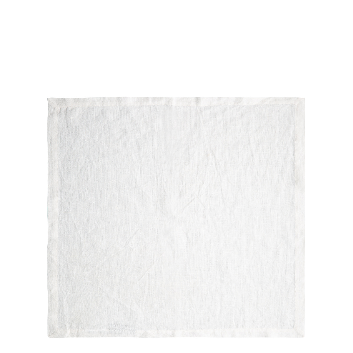 Białe serwetki lniane 50 x 50 cm 2 szt. - Gaya Ambiente