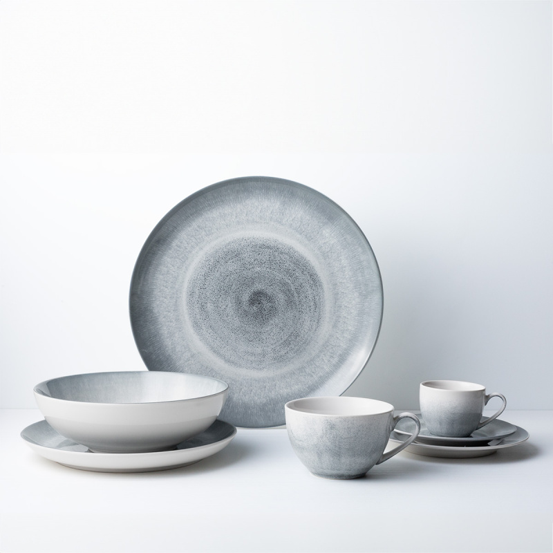 Zestaw talerzy ceramicznych 12 szt. - Elements Vulcano