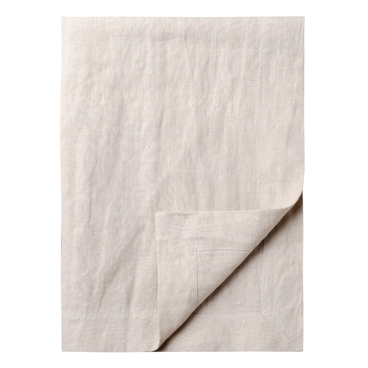 Kredowy lniany bieżnik na stół 50 x 140 cm - Gaya Ambiente