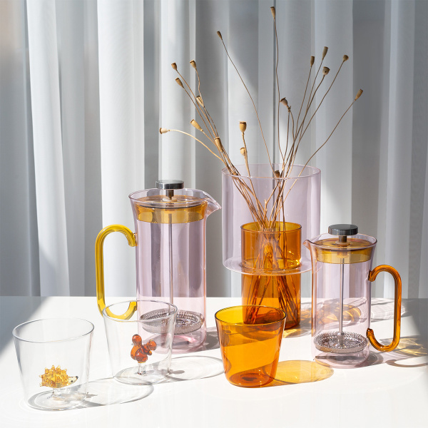 French press duży różowy 900 ml | Ichendorf