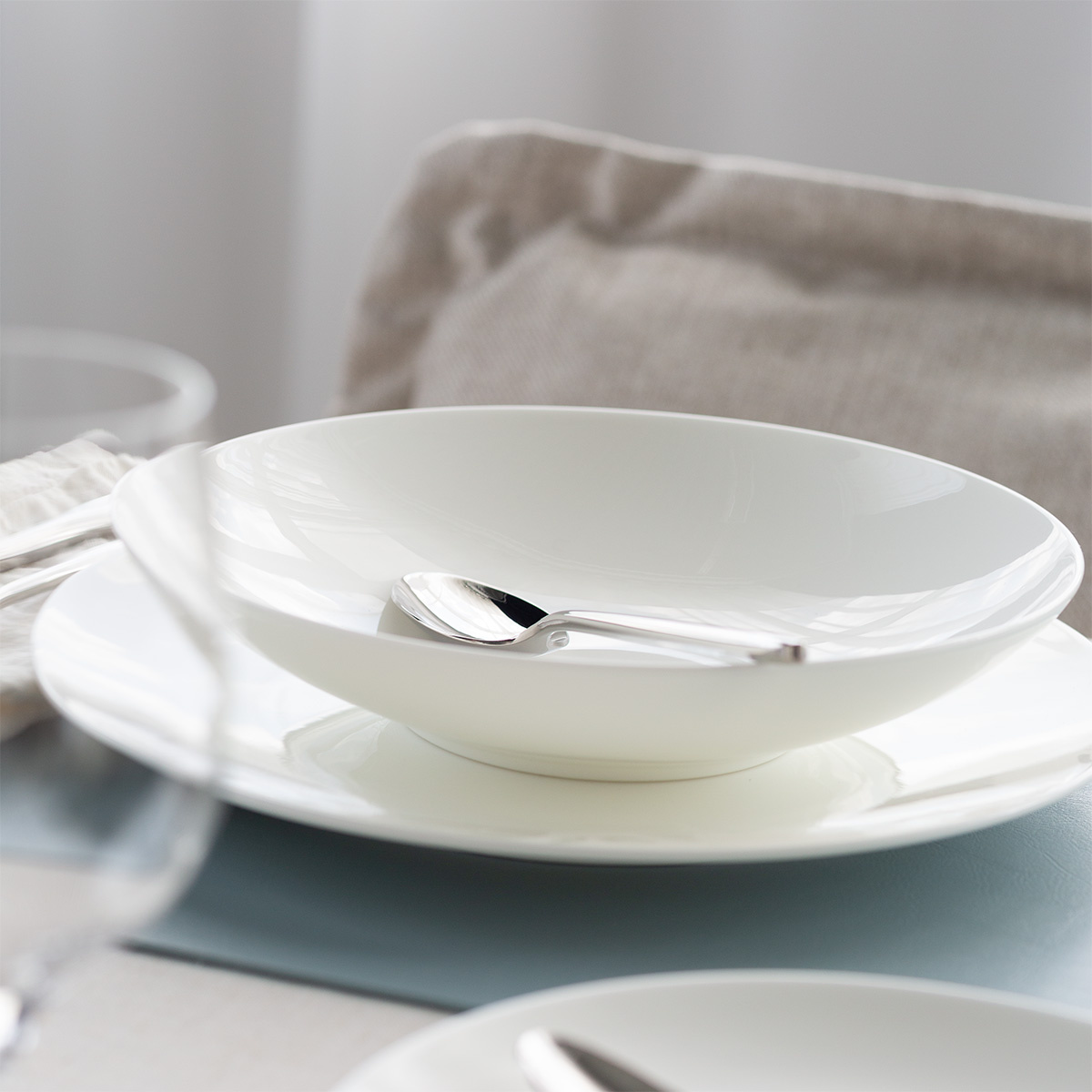 Zestaw porcelanowy 12 el. | Premium Platinum Line