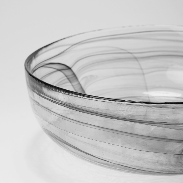Miska czarna 21 cm - Elements Glass